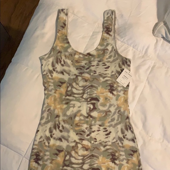 NWT Free People Khaki Comb Tank 💚 - Picture 3 of 4